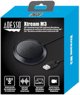 Adesso Xtream M3 Omnidirectional USB Tabletop Microphone for Meetings and Video Conferences - Dealtargets.com