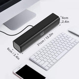 Adesso Xtream S5 USB Sound Bar Speaker for PC Desktop 5W x 2 - Dealtargets.com