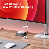 ALOGIC 10W Ultra Power Wireless Charging Pad for iPhone 13/13 Pro/Max/13 Mini/iPhone 12/12 Pro/Max/Mini, AirPods/AirPods Pro, Galaxy Note 20 / Ultra / S20 / S10+ and Qi Enabled Devices. - Dealtargets.com