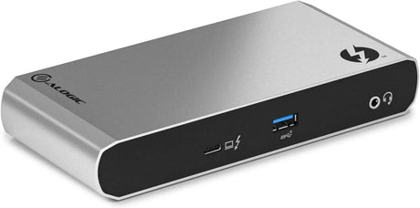 ALOGIC Thunderbolt 3 Dock, Dual DisplayPort 4K@60Hz, USB-C Gen 2 10G, USB-A Gen 2 10G, USB-A 5G, Gigabit Ethernet, Combo Headphone &amp; Mic, 60W Laptop Charging for MacBook Air/Pro, Dell XPS and More - Dealtargets.com