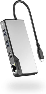 ALOGIC USB-C Fusion Alpha 5-in-1 Hub V2 - 2 x USB-A 3.1 Gen 1, 1 x USB-C 3.1 Gen 1 &amp; 100WPD, 1 x HDMI 4K@60Hz, and 1 x Gigabit Ethernet - Dealtargets.com