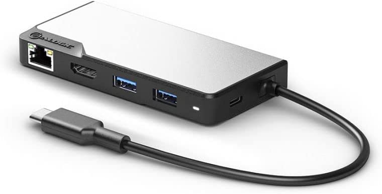 ALOGIC USB-C Fusion MAX 6-in-1 Hub V2 - 2 x USB-A (5G), 1 x USB-C (5G &amp; 100W PD), HDMI (4K@60Hz), VGA and RJ45 Gigabit Ethernet - Dealtargets.com