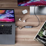 ALOGIC USB-C to DisplayPort Adapter – 15cm; Supports 4K@60Hz; Intelligent LED Indicator; Compatible with MacBook Pro, MacBook Air, iPad Pro/Air 2020, Pixelbook, XPS, Galaxy, etc - Dealtargets.com