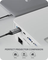 ALOGIC USB C to HDMI Cable for Home Office, 6 ft Type C to HDMI Adapter, Supports 4K 60Hz; Compatible with MacBook Pro/Air,iPad Pro, Surface Book,XPS, Samsung S10 &amp; More (Thunderbolt 3 Compatible) 2m/6.6ft General - Dealtargets.com