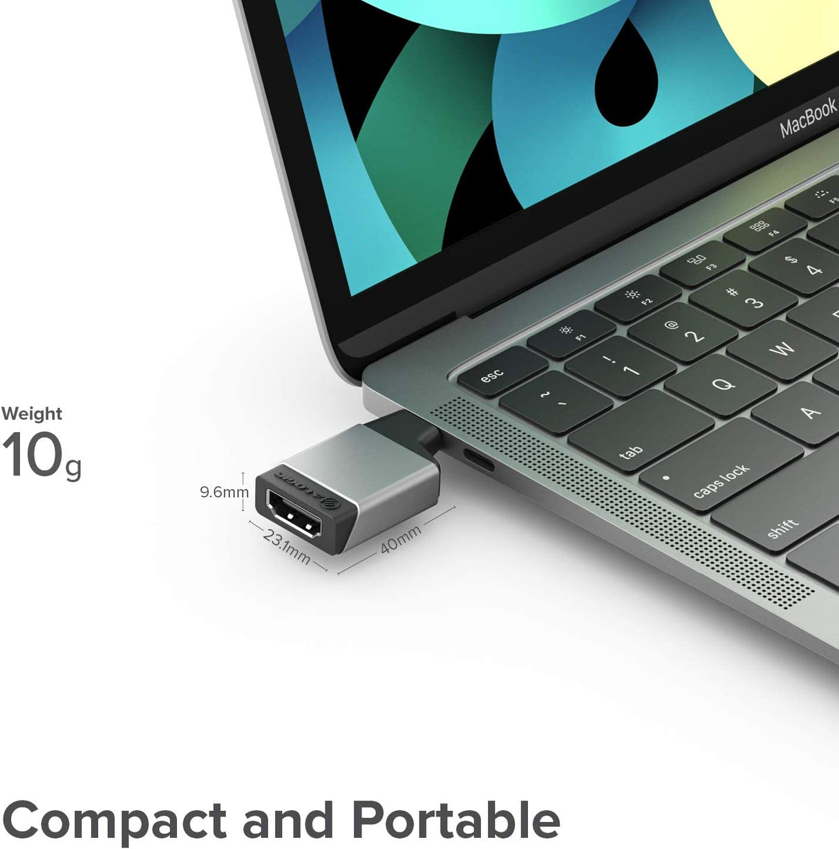 ALOGIC USB C to HDMI Mini Adapter 4K@60Hz Compatible with MacBook Pro, Air, Pixel Book, XPS, Surface, Galaxy, iPad Pro, Air 2020 and More (Thunderbolt Compatible) - Dealtargets.com