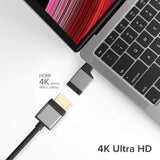 ALOGIC USB C to HDMI Mini Adapter 4K@60Hz Compatible with MacBook Pro, Air, Pixel Book, XPS, Surface, Galaxy, iPad Pro, Air 2020 and More (Thunderbolt Compatible) - Dealtargets.com