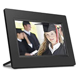 Aluratek 7 Inch LCD Digital Photo Frame with Auto Slideshow Using USB &amp; SD/SDHC (ADPF07SF) – Black - Dealtargets.com