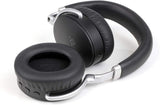 Aluratek Bluetooth Wireless Stereo Over-Ear Headphones with Built-in Mic, Comfortable Earpads, for Smartphone, iPhone, PC, MAC, Tablets (ABH05F) Black - Dealtargets.com