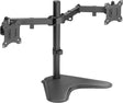 Amer mounts Amer Dual LED LCD Monitor Free-Standing Desk Stand for 2 Screens up to 32 inches Heavy-Duty Fully Adjustable Arms with Max VESA 100x100mm (2EZSTAND) - Dealtargets.com