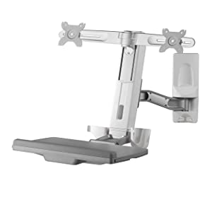 Amer mounts Amer Dual Wall Mount Workstation System - Dealtargets.com