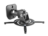 Amer mounts Amer Projector Mount - Universal Ceiling Bracket LCD DLP Tilt 360° Swivel 30lbs (Black) - Dealtargets.com