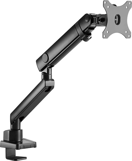 Amer Mounts | LED LCD Monitor Arm | Hydra Lift Articulating Arm | Clamp and Grommet Base | (Single 17"-32") Black - Dealtargets.com