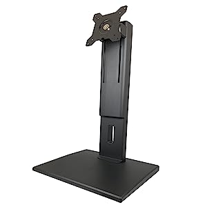 Amer Networks - AMR1SH - Amer Mounts Single Flat Panel Monitor Stand With VESA Mounting Support - Up to 32 Screen Support - 26 lb Load Capacity - 17.7 Height x 11.8 Width x 9.7 Depth - Aluminum Alloy, - Dealtargets.com