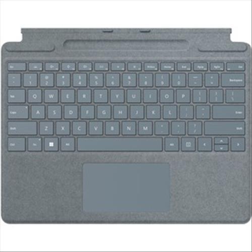 Microsoft Signature Keyboard/Cover Case for 13" Microsoft Surface Pro 8, Surface Pro X Tablet - Blue